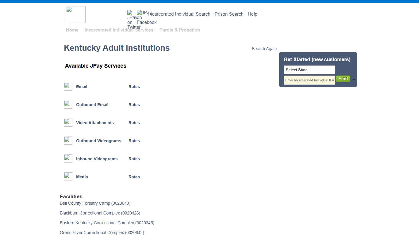 Kentucky Adult Institutions